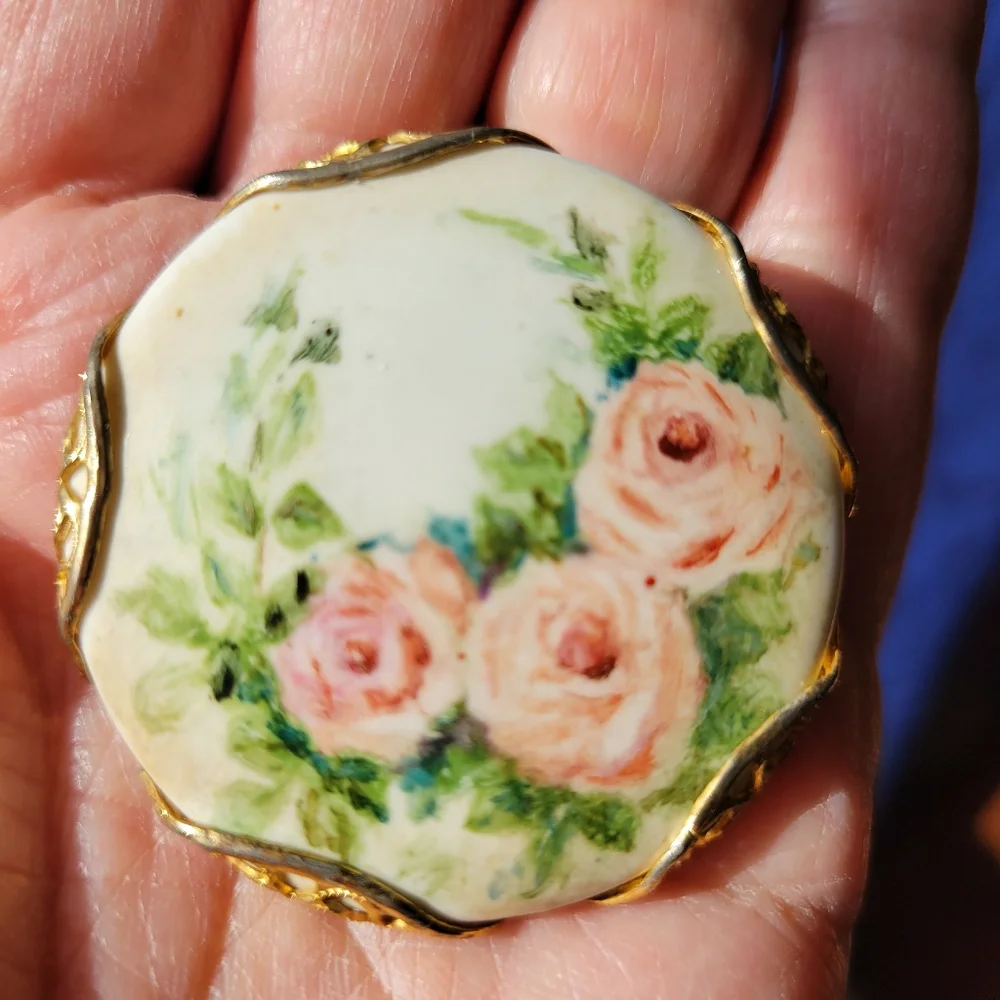 Vintage pretty painted